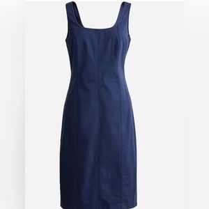 J Crew Navy Blue Sleeveless Dress